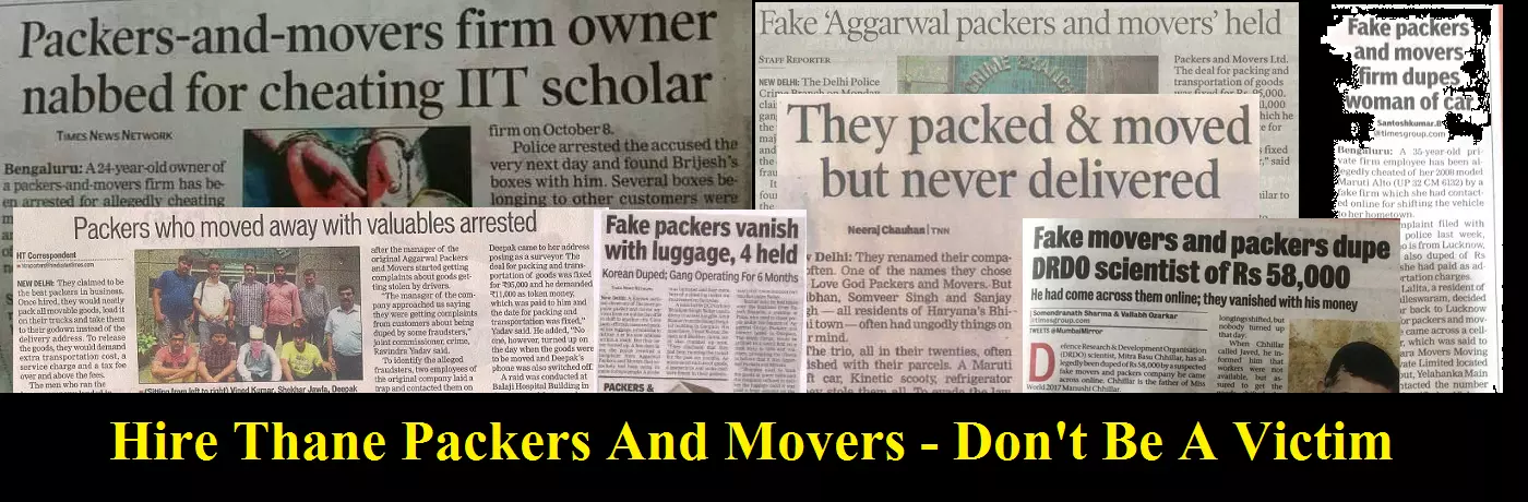Thane packers movers Mumbai